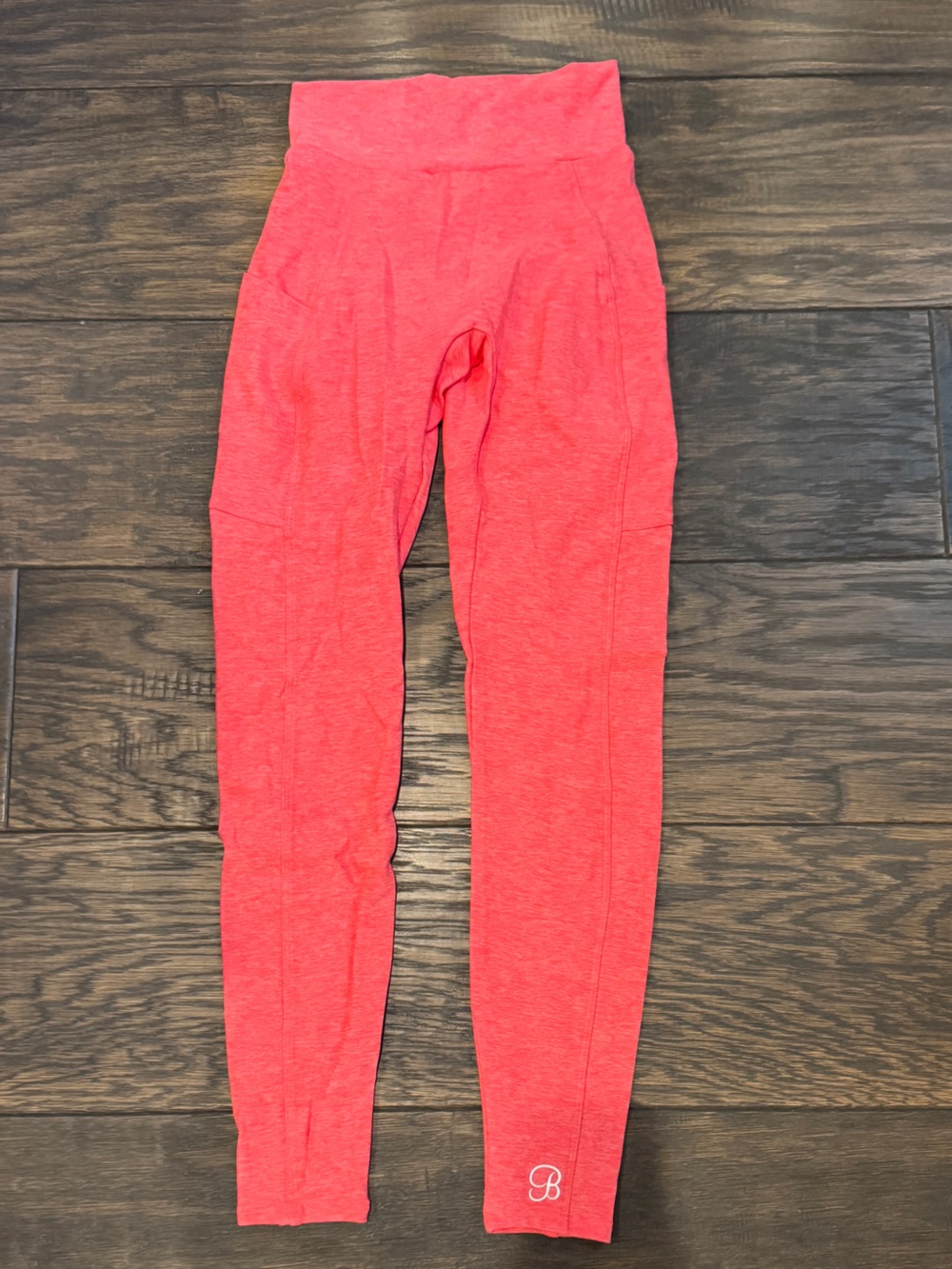 Bombshell Sportswear Coral Pink High-Rise Leggings